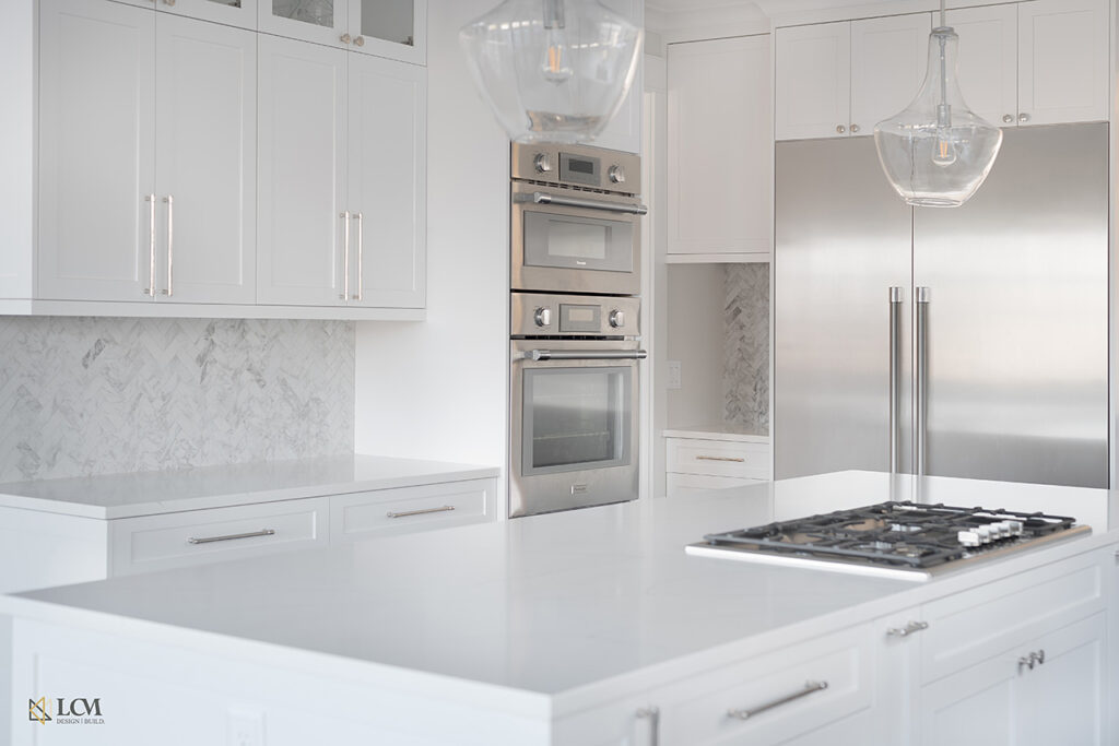 LCM Design and Build - Example of Client's Kitchen Remodel, High Quality Appliances