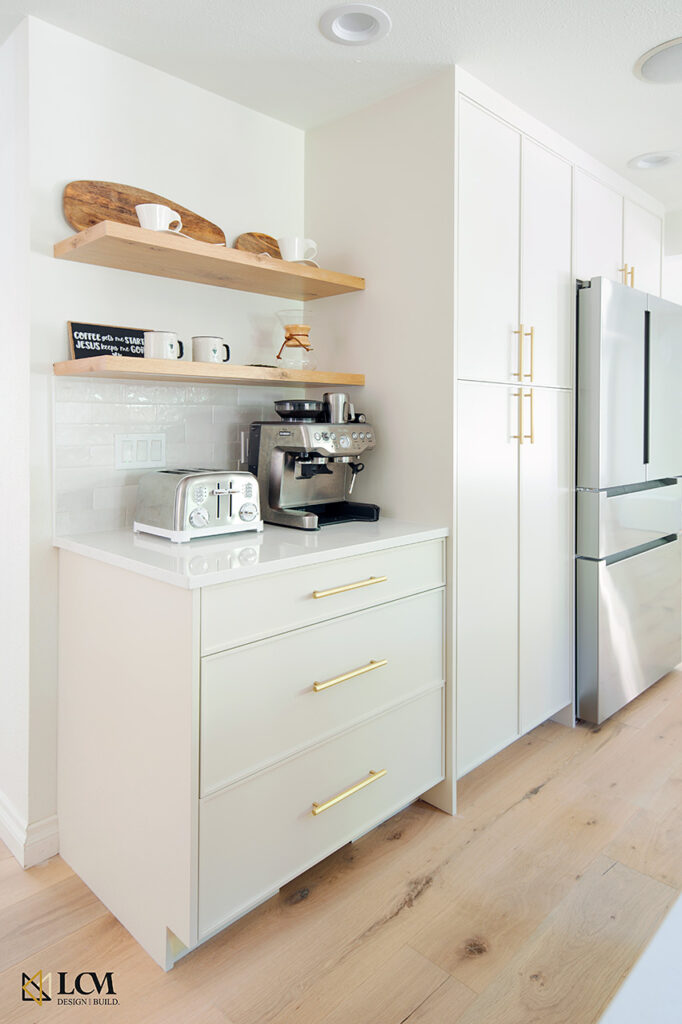 LCM Design and Build - Example of Client's Kitchen Renovation, Custom Design