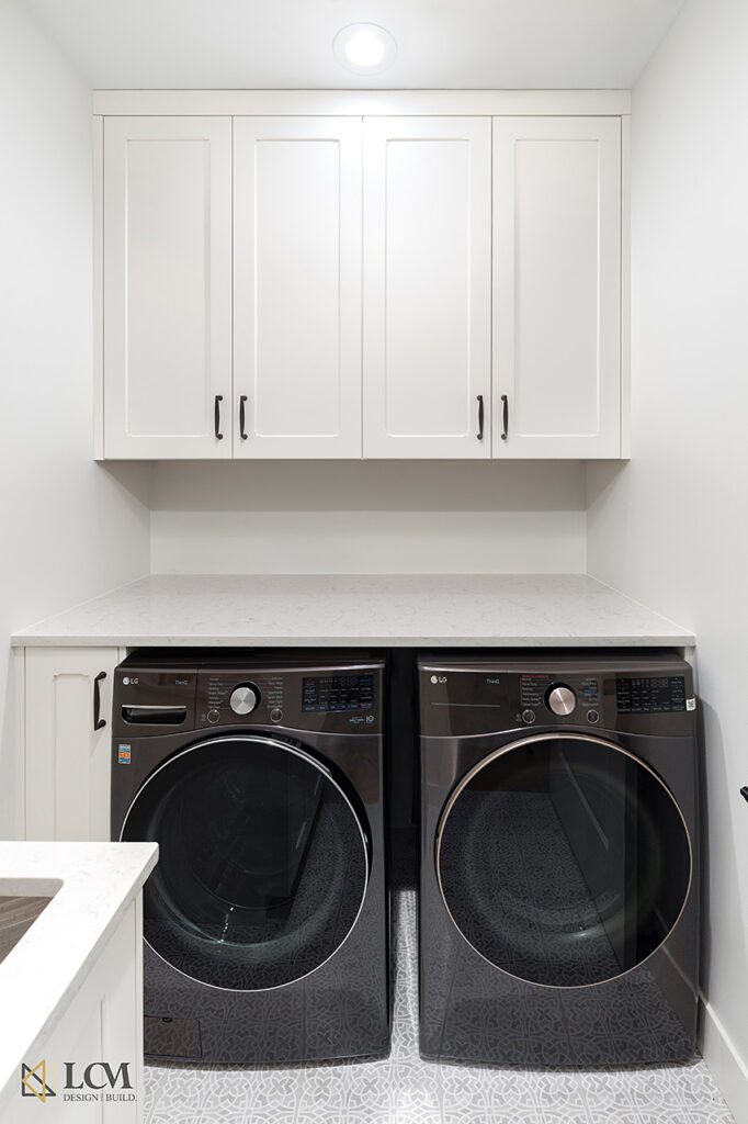 LCM Design and Build - Example of Client's New Build with Laundry Room